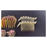 Vintage hair combs