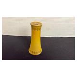 Antique Bell Willets, yellow and gold trim, hat pin holder