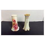 Vintage hand painted hat pin holders