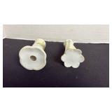 Vintage hand painted hat pin holders