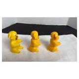 Vintage F &F mold, dog salt and pepper shakers