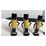 Vintage F &F mold, Mr Peanut salt and pepper shakers