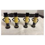 Vintage F &F mold, Mr Peanut salt and pepper shakers