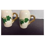 Vintage 1940 California Ivy salt and pepper set