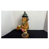 Wooden nutcracker with HB on the front