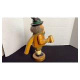 Wooden nutcracker with HB on the front