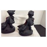 L. E. Smith goose girl amethyst glass set