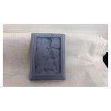 Vintage Wedgewood, pale blue wall plaque