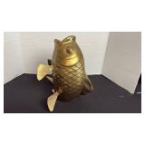 Brass Koi fish made expressively for Hudsons