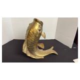 Brass Koi fish made expressively for Hudsons