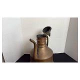 Turkish hammered copper and brass coffee pot