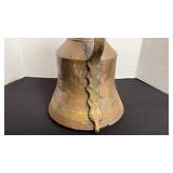 Turkish hammered copper and brass coffee pot