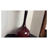 Very large vase/decanter with stopper