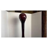 Very large vase/decanter with stopper