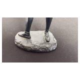 Vintage Anthony Cipriano ballerina sculpture in black resin 14 in