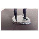 Vintage Anthony Cipriano ballerina sculpture in black resin 14 in