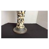Ceramic painted vase 14 inches