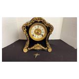 Ansonia small mantle clock, 10 1/2 inches