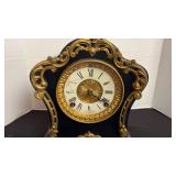 Ansonia small mantle clock, 10 1/2 inches