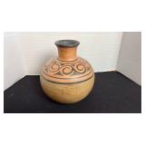 Clay vase 9 inches