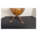 Metal and clay vase 12 inches