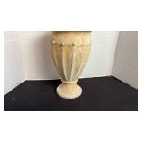 Unfinished clay vessel with lid 14 inches