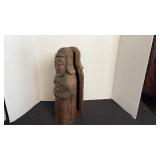 Wooden bottle holder, 15 inches