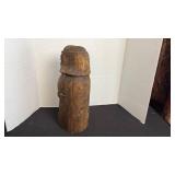 Wooden bottle holder, 15 inches