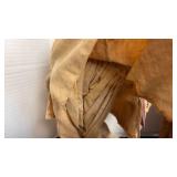 Antique late 1800s pair of handmade dolls, Asian man and ladies signed by Ruth Filippone