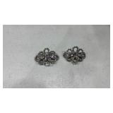 Vintage art deco, shoe clips