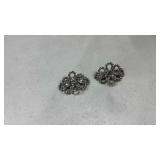 Vintage art deco, shoe clips