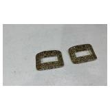 Musi vintage art deco shoe clips