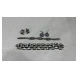 Womens earrings and bracelets