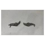 Musi vintage art deco shoe clips