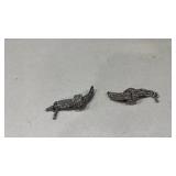 Musi vintage art deco shoe clips