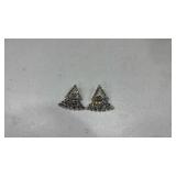 Vintage art deco shoe clips