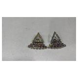 Vintage art deco shoe clips