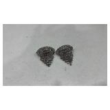 Vintage art deco, shoe clips