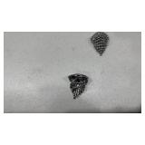 Musi vintage art deco shoe clips