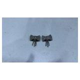 Musi vintage art deco shoe clips