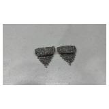 Musi vintage art deco, cascading shoe clips