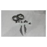 Womens bracelets, earrings and more