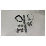 Womens earrings and bracelets