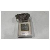 Bracelet and jeweled pill box purse size