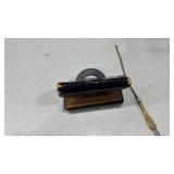 Vintage gold toned pocket address book with pages and more