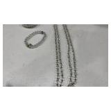 Womens necklace and bracelets