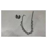 Womens necklace and earrings