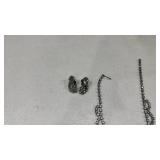 Womens necklace and earrings