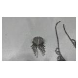Necklace and earrings