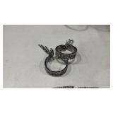 Musi vintage art deco Shoe clips and bracelets